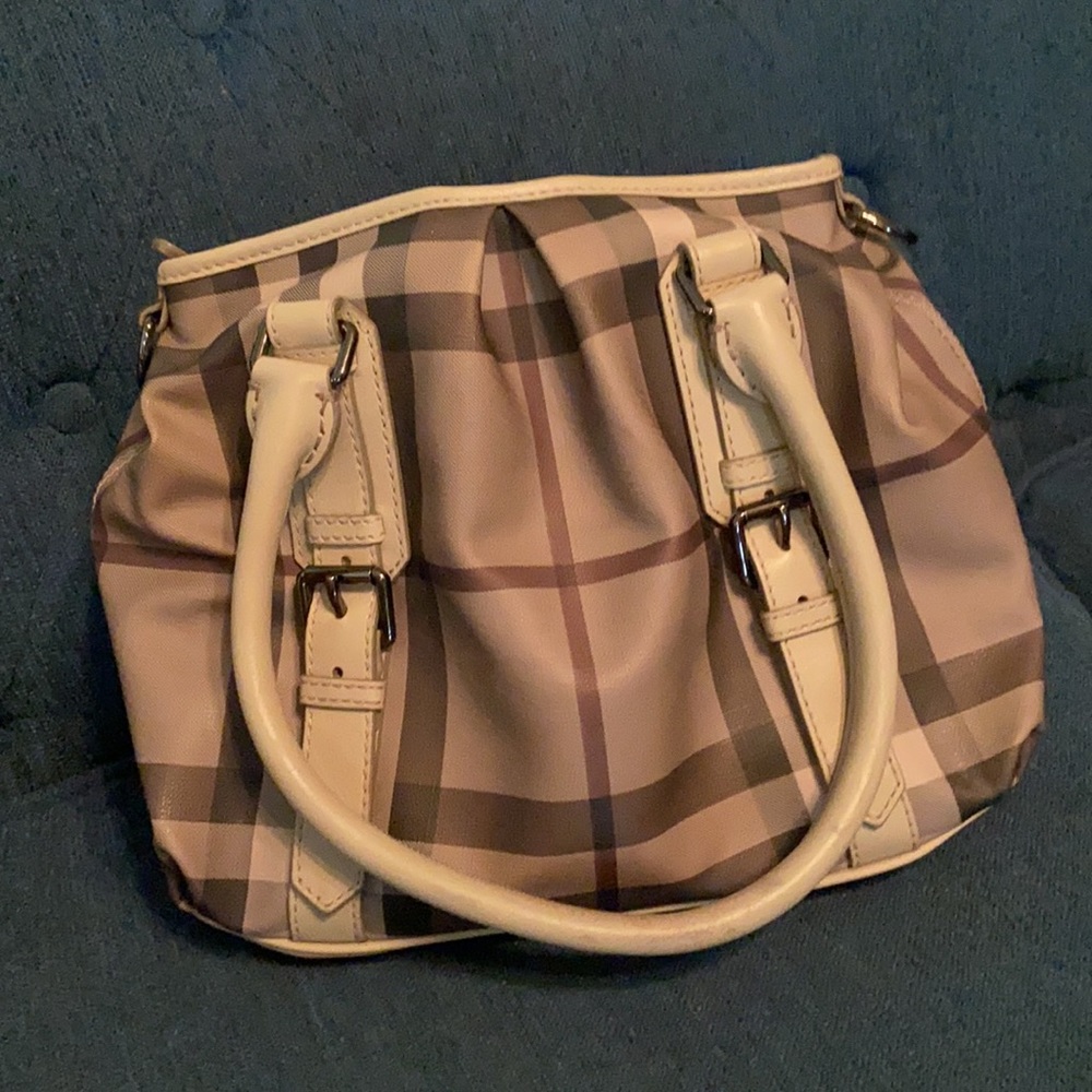 Multi tan colored satchel purse . No returns - Picture 3 of 6
